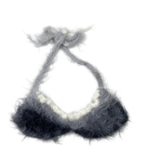 FLUFFY BRA CHARCOAL
